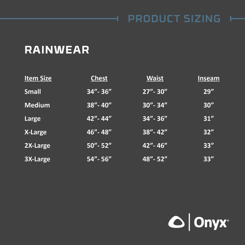 Onyx Men's Thunder Rage Rain Jacket, Large, Black - Image 2
